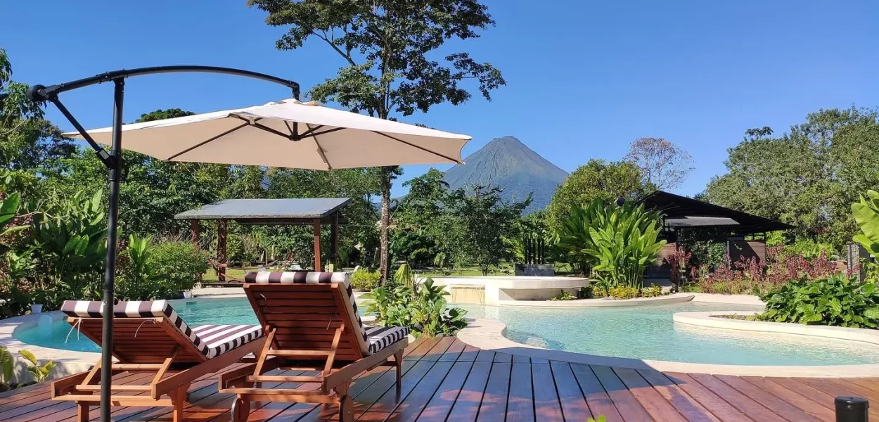 Boutique hotel in Arenal with Arenal Volcano view