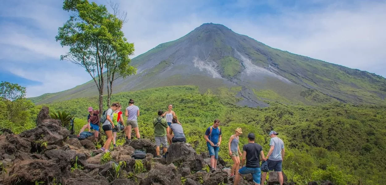 Arenal Volcano Hiking in the rainforest Costa Rica