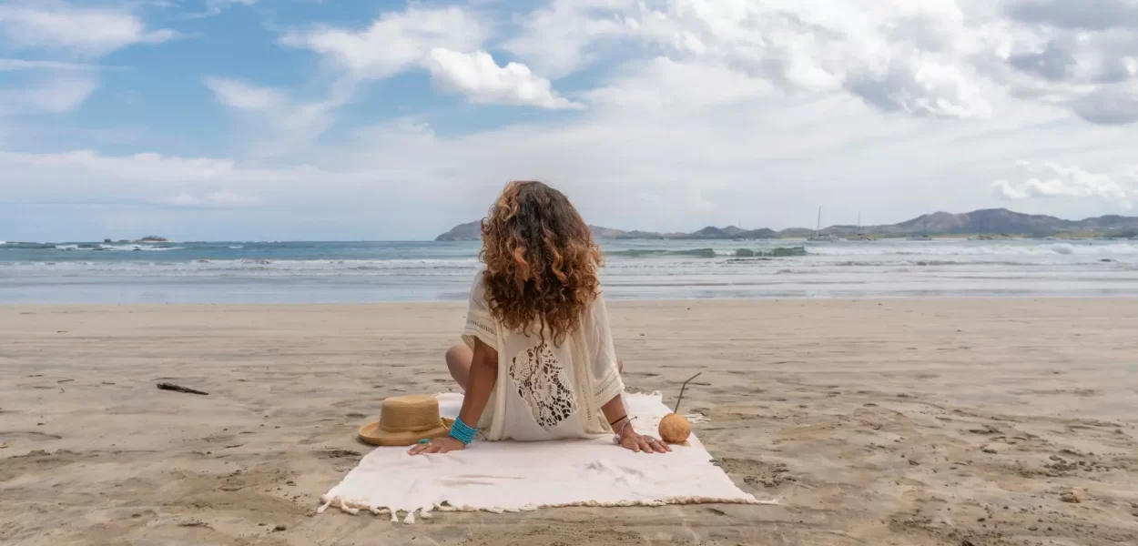 Girl in Tamarindo Beach Capitan Suizo Hotel